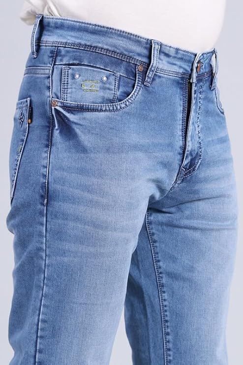 LARA Denim Jeans for Men | Regular Fit | Mid-Rise | 2529